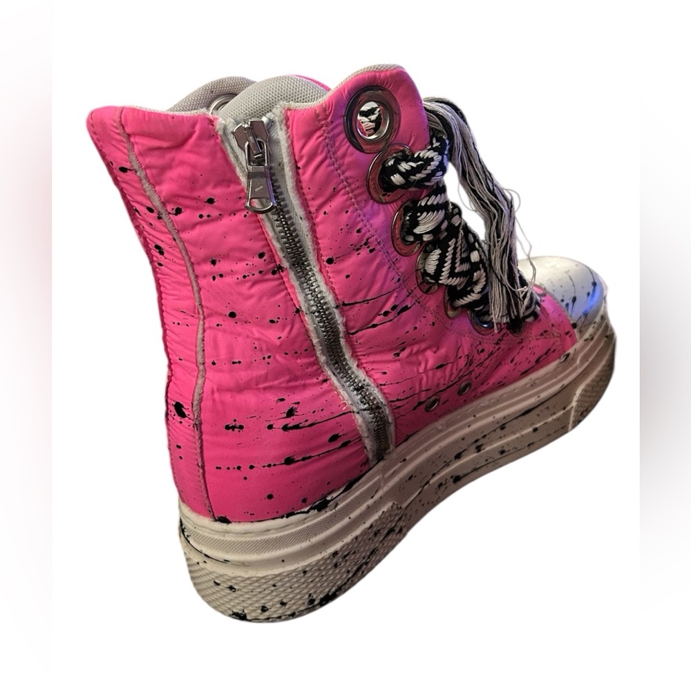 CALIPSO 300 Limited Edition Fuxia Splatter Shoes Size 42 (W 11.5/12 M 9-9.5) - Picture 6 of 9